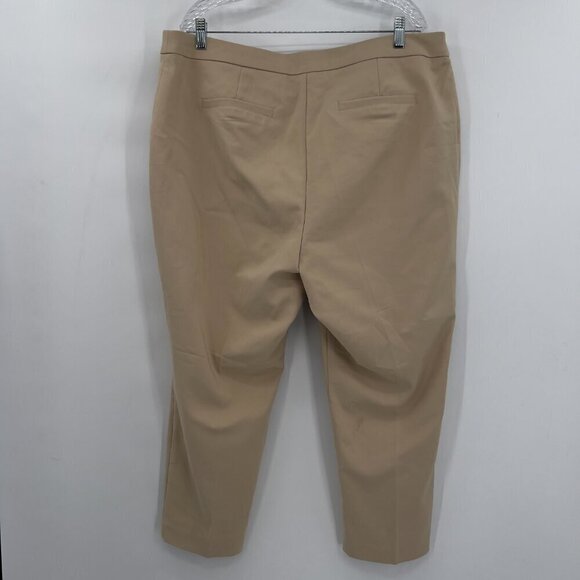 New York & Company Women's Plus Khaki Straight Pants 2X NWT - Picture 5 of 13